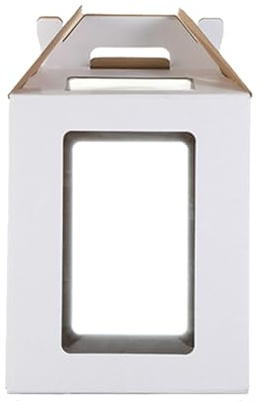 predolo Contenitore per torta alto, contenitore per torta da asporto, multiuso per alimenti, antipolvere per dolci, per riunioni, 25.7 Cm X 25.7 Cm X