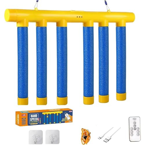 Beita Reflex Challenge Game for Adults,Reflexes Game Falling Sticks,Catching Drop Stick Game,Hand Eye Coordination Training,3 Adjustable Speed,Upgrade Remote Control