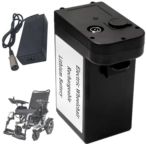 SSCYHT Batería de Litio 24V 10Ah 16Ah Batería Repuesto 15Ah 19.2Ah 12Ah Baterías Recargables 24V Baterías para sillas de Ruedas eléctricas con Hebilla de fijación,24v19.2ah gx16 Male
