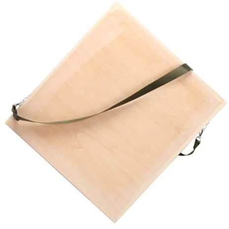 KICHOUSE Heimwerkerwerkzeug Holz tragbare Maltafel mit Stabiler Oberfläche für Skizzen und Outdoor Einsatz von Künstlern und Studenten
