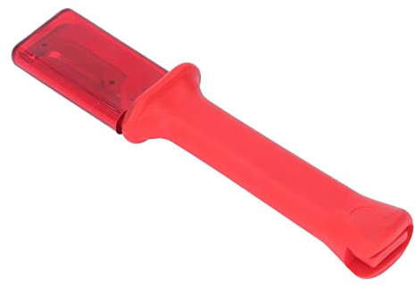 Cable Stripping Stainless Steel Sickle Blade Wire Dismantling with Protective Cover, Ergonomic ABS Handle for Electricians, Insulated Cable Stripping Tool up to 2 Inch