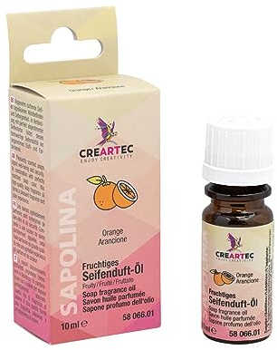 CREARTEC Sapolina tvåldoftolja – orange – för tillverkning av individuell tvål – 10 ml – Made in Germany