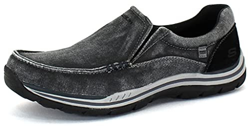 Skechers mens Expected- Avillo Slip On, Black, 11.5 X-Wide US