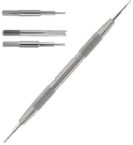 Federstegbesteck BULLONGÈ VARIABEL mit 2 Gabeln und Dorn - Uhrenwerkzeug zum Entfernen und Einbauen von Armbändern