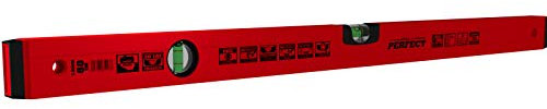 Staco Pèse-personne professionnel en aluminium Rouge 150 cm