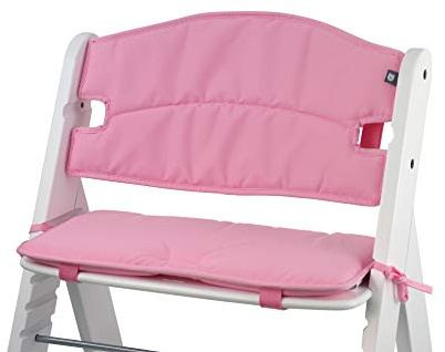 Tinydo® Hochstuhl Sitzkissen für Hauck Alpha, Rosa | Ergonomisches Memory-Schaum Kissen zur Rückenentlastung, Sitzpolster extra dick, Sitzverkleinerer Auflage ohne Verrutschen