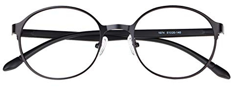 DLLY Lesebrille Männer/Frauen, Anti-Blaulicht, Genaue Dioptrie, Zum Lesen Von Zeitungen, Fernsehen, Spielen, Sport, Anti-Schwindel, Bequeme, Hautfreundliche Brillen, 1,5,Schwarz,+0.75
