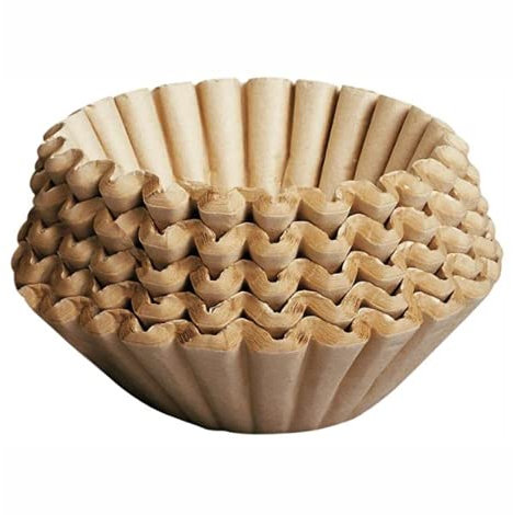 Extra Large Coffee Filters 12, 13, 14, 15, 16 Cup Basket for Commercial, Domestic Coffee Maker Extra High Extra Wide, Anti Ground, Flattened Diameter 9.75 (200)