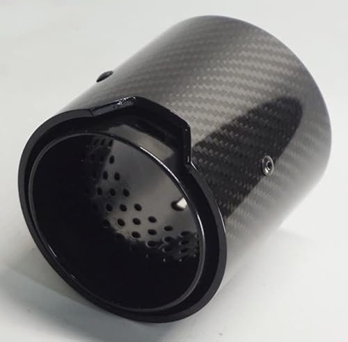 Endrohrblende Für BMW 3er 4er Serie Auspuffblenden M Schalldämpferrohr 1 Stück In 60mm/63mm/67mm/70mm Out 93mm Länge 90mm Auspuff Endrohr (Farbe : E IN60-OUT 93mm)
