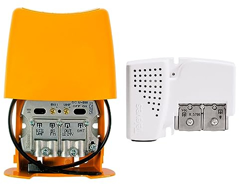 Kit de amplificador de mástil NanoKom y Fuente de alimentación PicoKom Ref. 561521 + Ref. 5796 - TELEVES 438820