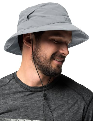 Jack Wolfskin Unisex MESH HAT Sonnenhut, Silver Grey, M