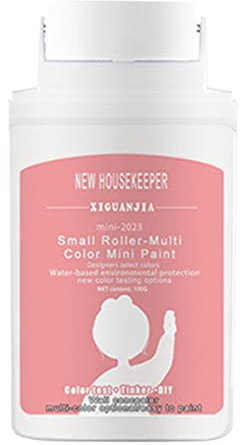 Dubbulon Wandfarbe Roller, Pinsel Zum Ausbessern, Wandfarbe Roller Ausbessern, Kleine Rollenbürste, Tragbares Wandreparaturwerkzeug Mit Kleiners Rolle, Einfach Aufzutragen