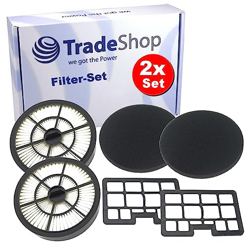 2x Trade-Shop HEPA-Filterset Kombi-Filter kompatibel mit Privileg Edition 50 VC-T4020E-1 Staubsauger, Ersatz für Privileg 177190 364336 457630 725213