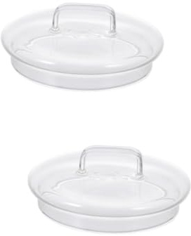 HOMSFOU 2 Glasdeckel -Teekannendeckel Sprossenglas-Deckel -Getränkespender-Deckel Einmachglas-Ersatzdeckel Glaskanister-Deckel Ersatz-Getränkespender-Deckel