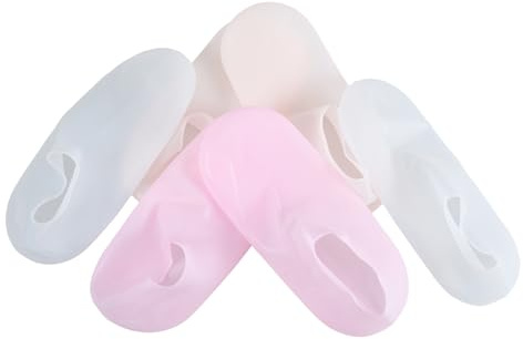 Copripiede in Silicone 3 Paia, Film per Piedi Anti-crepa | Assorbente per Lozioni, Cura Piedi Quotidiana e Uso Hotel, Confezione Famiglia