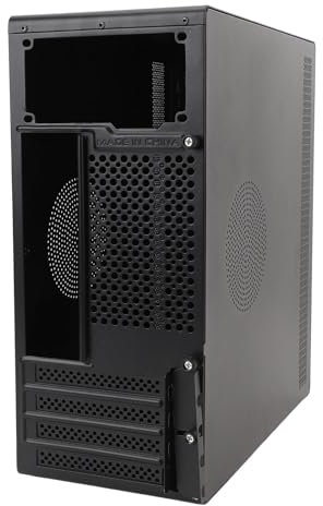 Boîtier de Jeu PC, Construction en Acier, Disposition Fine, Port USB 3.0, Support HDD SSD, Carte Mère ATX Micro ATX, Carte Graphique 280 Mm, Refroidisseur de Processeur 120 Mm,