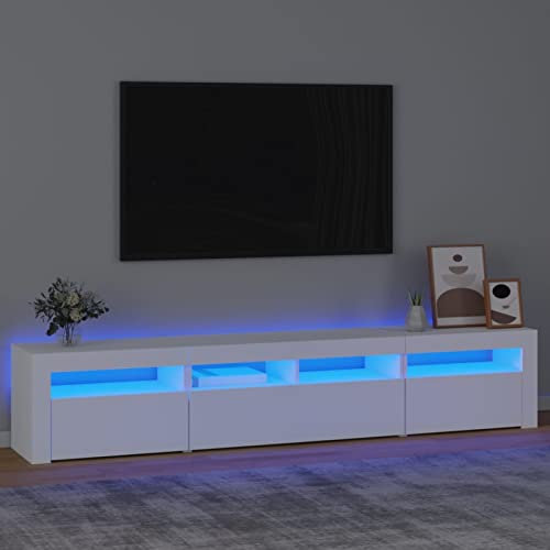 ShGaxin Meuble TV avec lumières blanches 210 x 35 x 40 cm, meuble TV, meuble TV, meuble TV, meuble TV, meuble TV 3152730