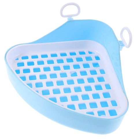 BESPORTBLE Kleine Tier Toilette Trainer Dreieckige Kaninchen Klo Ecke Für Hamster Katzen Und Kaninchen Praktische Katzentoilette Für Kleine Haustiere