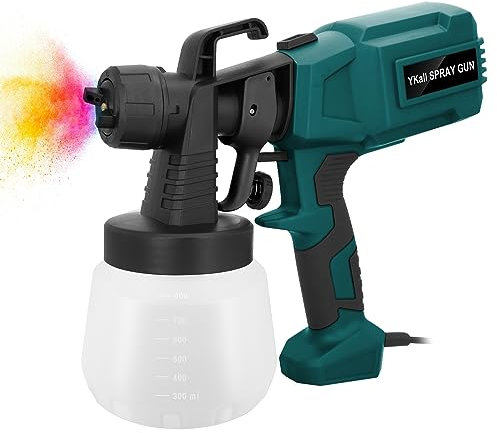 700W HVLP Electric Paint Sprayer – Professional Spray Gun with 4 Copper Nozzles, Large Container & Easy Clean Kit – Fast, Mess-Free DIY for Furniture & Home