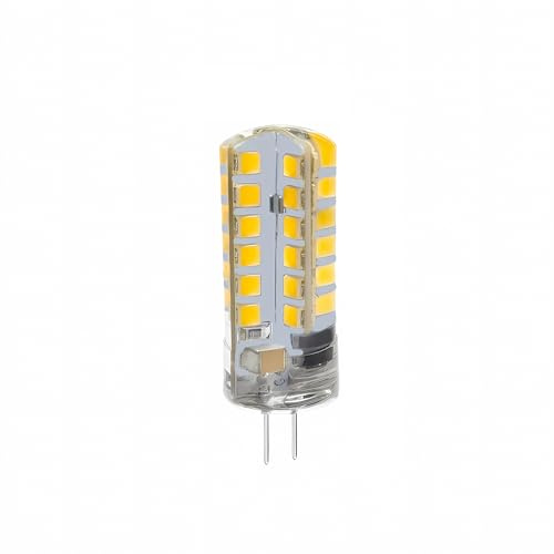 Confezione da 10 lampadine LED G4 da 12 V/220 V AC/DC universali, dimmerabili da 2 W a 7 W, 3000 K-6000 K, CRI 85, 360°, senza sfarfallio, per illuminazione domestica/commerciale G4-220 V5 W (2835-48D