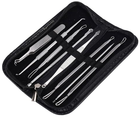 Pqahffowr - Kit de herramientas profesional para quitar el comedon Herramienta de quitar botones Acne Comedon
