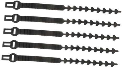 TOYZFRIENDY 5 Pièces Sangles Arbres Réglables Caoutchouc Écologique Liens de Soutien Solides pour Jardin Attaches Pratiques pour Élagage et Maintien des Plants