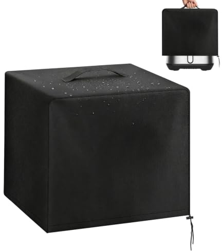 EEEKit Air Fryer Dust Cover, 600D Heavy Duty Oxford Fabric Waterproof Dust Protector Compatible with Ninja AF400UK DZ400UK OL750UK ON500UK AF100UK FN101UK AF300UK AF140UK Air Fryer