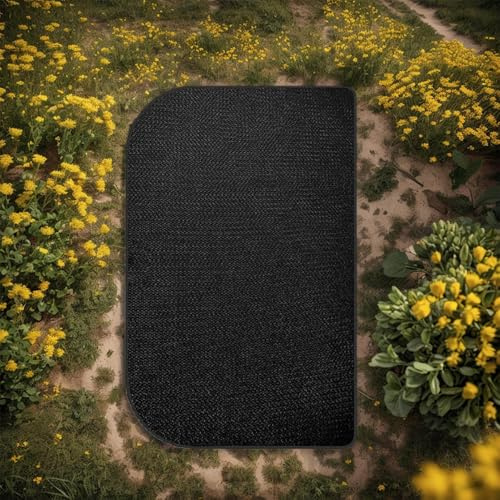 Alfombra de chimenea resistente al fuego, resistente al calor, almohadilla protectora para estufa, cubierta de seguridad | Protección de leña, camping, hogar, apartamento, interior, exterior, cocina
