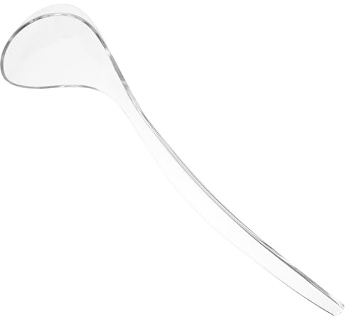 Gadpiparty Mestolo per Salse in Plastica Robusta Manico lungo Ergonomico Cucchiaio Grande Riutilizzabile per Servire Zuppa in Ristoranti e Catering Utensile da Portata Resistente e Sicuro