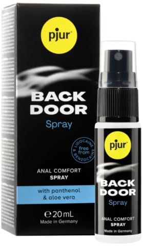 pjur BACK DOOR Anal Spray - für entspanntes Vergnügen und intensiven Analverkehr - mit hochwertigem Panthenol & Aloe (20ml)