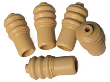 5 Wooden Roman Blind Acorns - Boxwood Classic Cord Pulls