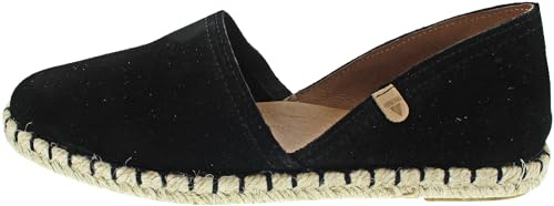 VERBENAS Espadrilles Carmen Serraje Negro - Größe: 39