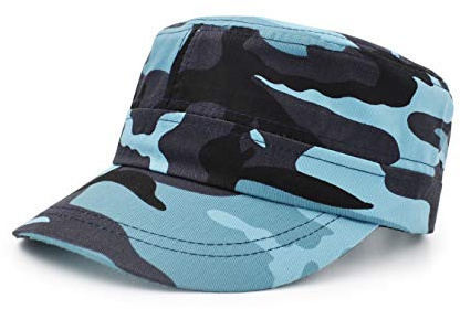 UltraKey Flache Baseballmütz, eHerren Damen Baumwolle Baseball Cap Twill Military Cap Outdoor Mütze
