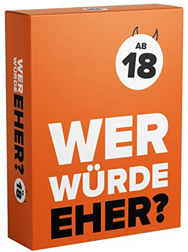 TIPSI Wer würde eher Trinkspiel ab 18 - Partyspiel, Kartenspiel, Saufspiel, lustige Spiele für Erwachsene - Alkohol Geschenke zum Geburtstag, witziges Geschenk
