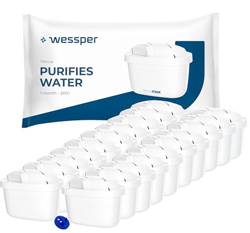 Wessper för Brita Maxtra Vattenfilter, Vit, 20 stycken