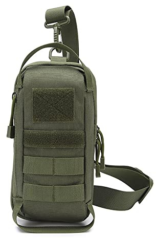 ACEXIER Taktische Sling Umhängetasche Militär Brusttasche Gürtel Hüfttasche Multifunktionale Gürteltasche für die Jagd im Freien täglich tragen Werkzeugtasche