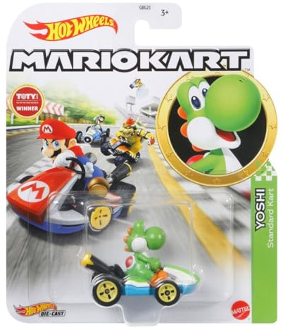 Hot Wheels Mario Kart Yoshi Kart Standard