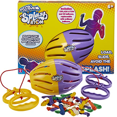 sanja (hk) S07500 Stay Active Splash Atom, Outdoor und Indoor Familie Spielzeug, Aktiver Spaß, Mädchen, Jungen Spiel, gelb, M