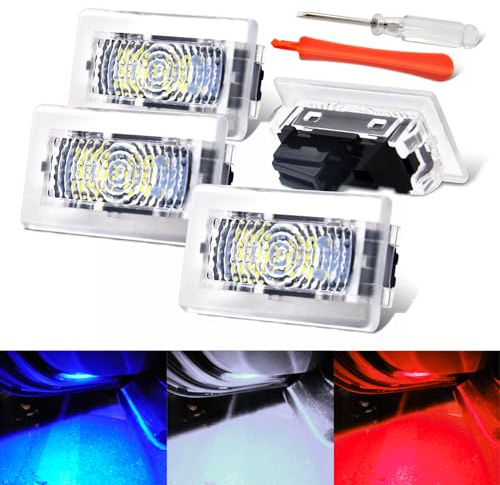 Prutomr - Replacement light kit for Tesla Model 3 X S Y interior ambient accessories for footrest lighting, trunk, frunk led, puddle lamp, glove box lights, lighted lights,