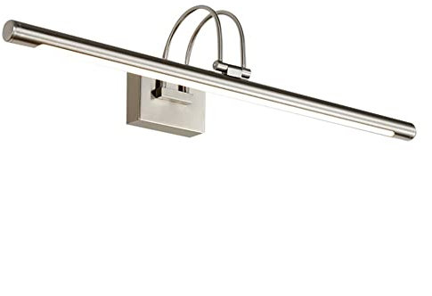 Spiegelleuchte Bad Mirror Light Bathroom Modern LED Badezimmer Waschtisch hell gebürstet Nickel 180 ° rotbare Badwandbeleuchtung Waschraum Make -up Spiegel Wandleuchte Leuchten Armaturen Spiegellampe