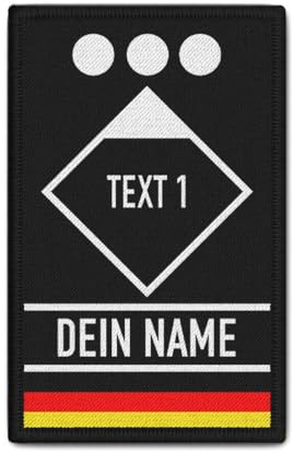 Copytec Patch personalisiert Feuerwehr Taktische Zeichen Zugführer#41368