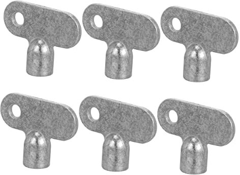 Veemoon 6pcs Radiator Bleed Valve Keys Water Tap Wrench for Plumbing Tools Radiator Wrench for Bleed Key in Home Maintenance Scenario