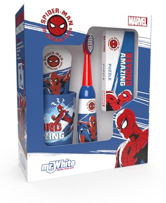 Mr.White - Kit dental para niños Spiderman