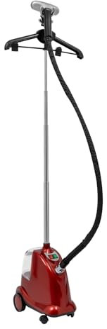 Donened - Vertikaler Steamer Dampfglätter, 2200WHome Stand Dampfglätter, 3 Dampfstufen, 3L Tank, für Zuhause Reise (Rot)