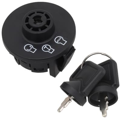 Zoegneer Tosaerba a 5 poli per interruttore di accensione, include 2 chiavi 117-2221 430-120 137-4100 per tosaerba
