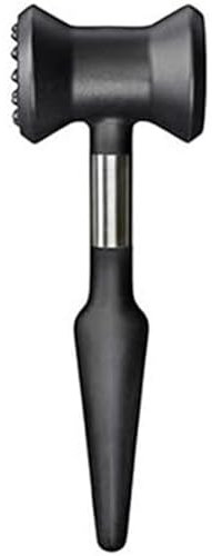 GZKDKZB Ablandador de Carne de Mano con Mango de Goma cómodo, mazo para ablandar Carne, Carne de Res, Aves de Corral, etc.