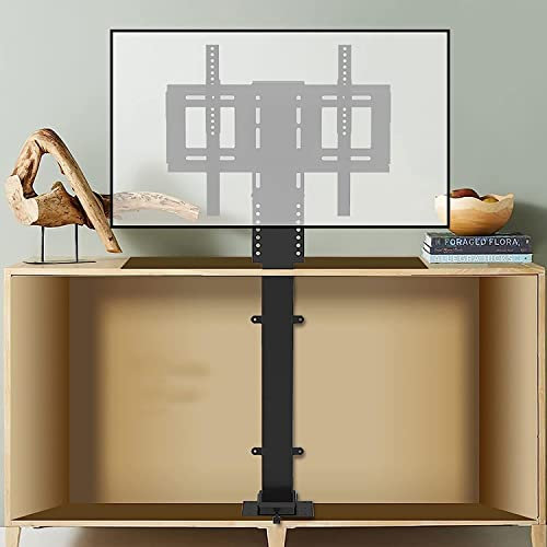 XDAWQP Motorized TV Lift,Motorized TV Mount with Remote Control and Memory Setting,for Large Screen 26-55 Inch TVs,25mm/s Rising Speed TV Mount
