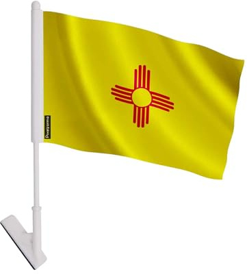 Drapeau adhésif Nouveau-Mexique en Polyester 10 pièces