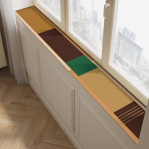 Alfombrilla de Ventana Alfombrilla Protectora para El Alféizar de la Ventana Interior, Almohadilla Resistente Al Calor para El Alféizar, Cojín para Ventanas para Gatos(60x15cm (23 5/8x5 7/8))
