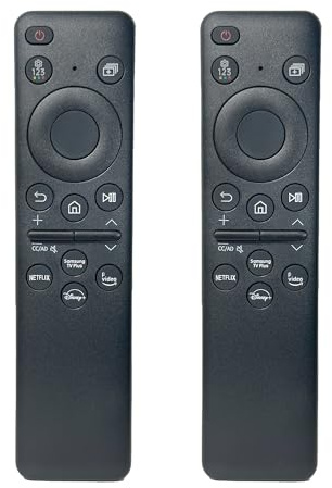 [Pack of 2] for Samsung TV Remote, Smart TV Remote Control replacement for ALL 2019-2025 Models, Crystal UHD QLED OLED 4K/8K, No Voice Control or Solarcell